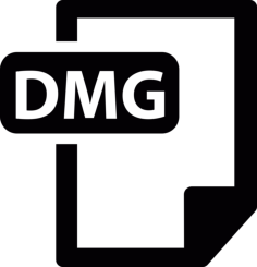 Dmg Format Contour Svg Vector, Free Vectors File